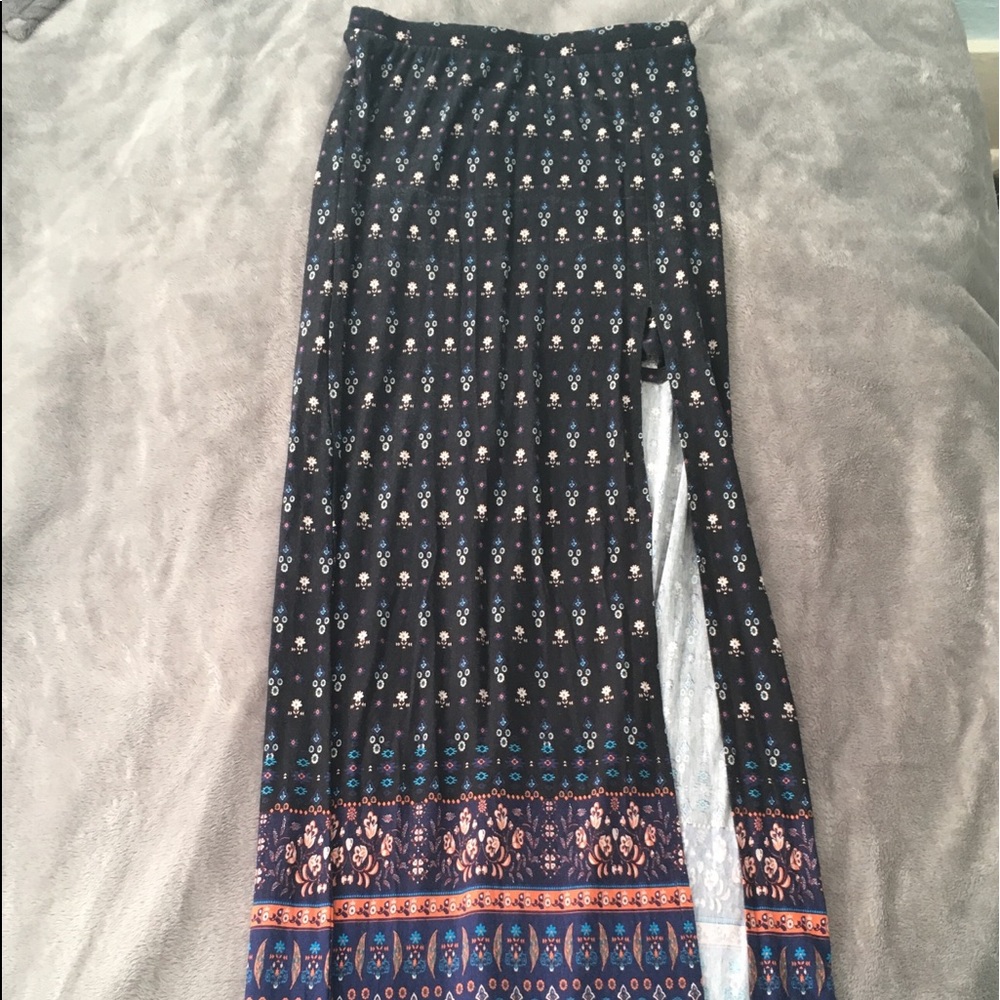 Maxi Skirt tribal print